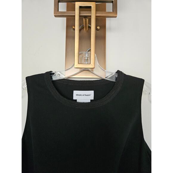 Ministry of Supply Women's Black Swift Sheath Tank Size Large - Picture 3 of 12